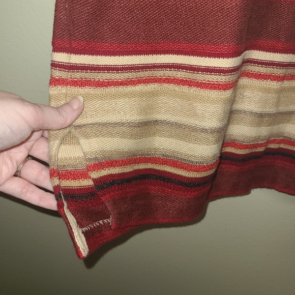 Ralph Lauren Linen Fall Colors Pattern Sleeveless Sweater 1X - Picture 6 of 8